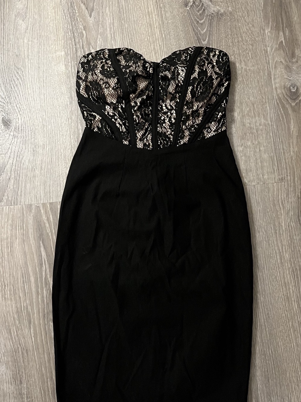 Speechless Lace mini black dress